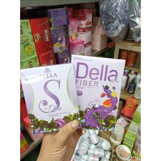 (แพ็คคู่2กล่อง)แพคเกจใหม่)DELLA S เดลล่าเอส ยาลดซ้อฝัน +ดีท๊อก กล่อง 10 แคปซูล