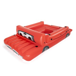 Float Me Summer แพยางรถสีแดง นั่งได้ 6 คน Inflatable Bestway Giant Red Car Pool Float