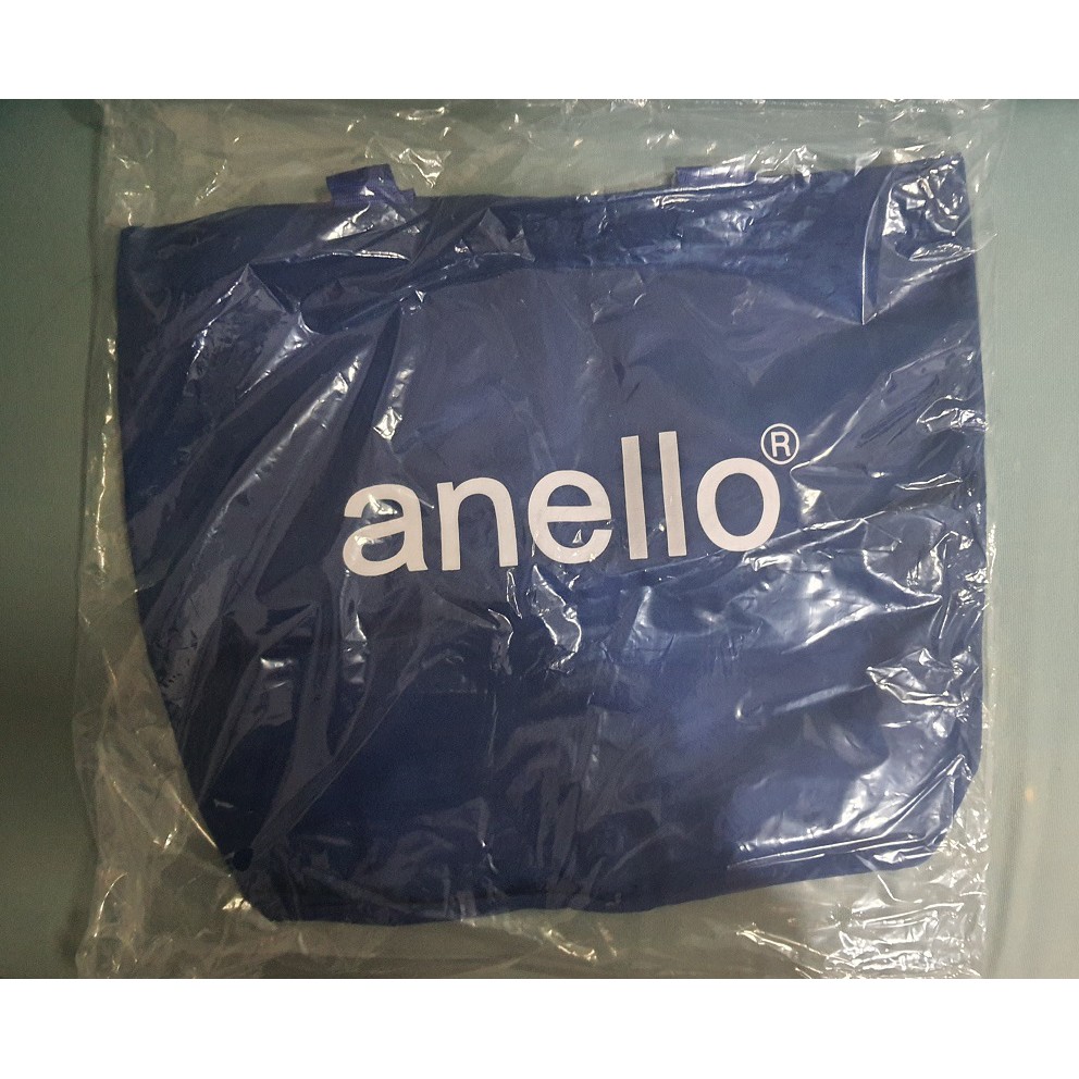 แท้ 100 % Anello  Tote Bag  Anello กระเป๋าสะพาย สีน้ำเงิน