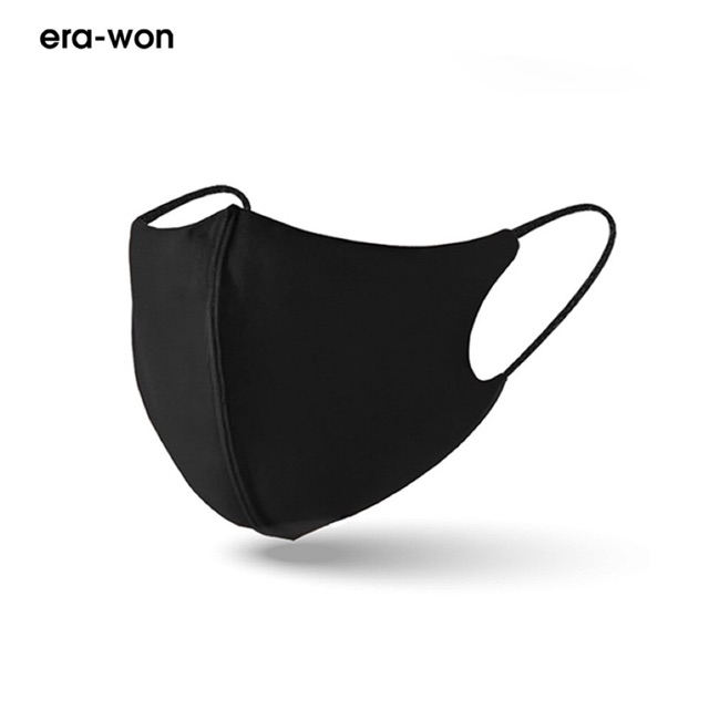 era-won หน้ากากผ้า anti-bac mask 🖤 สีดำ