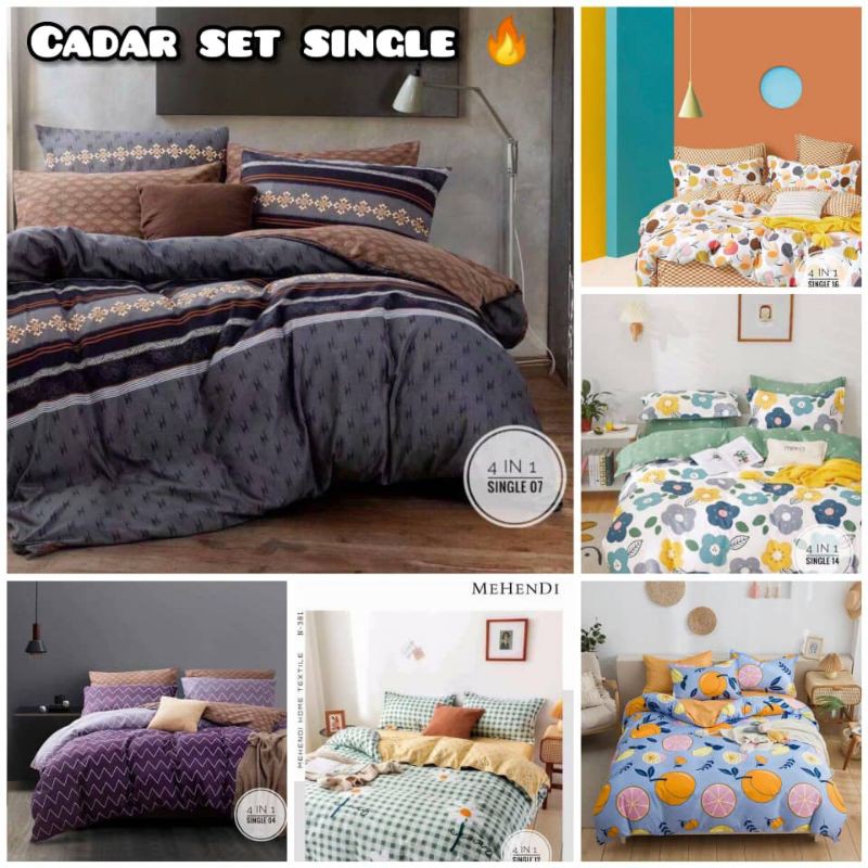 !!️ CADAR SET SINGLE 4 IN 1 พร้อมคอมโบ