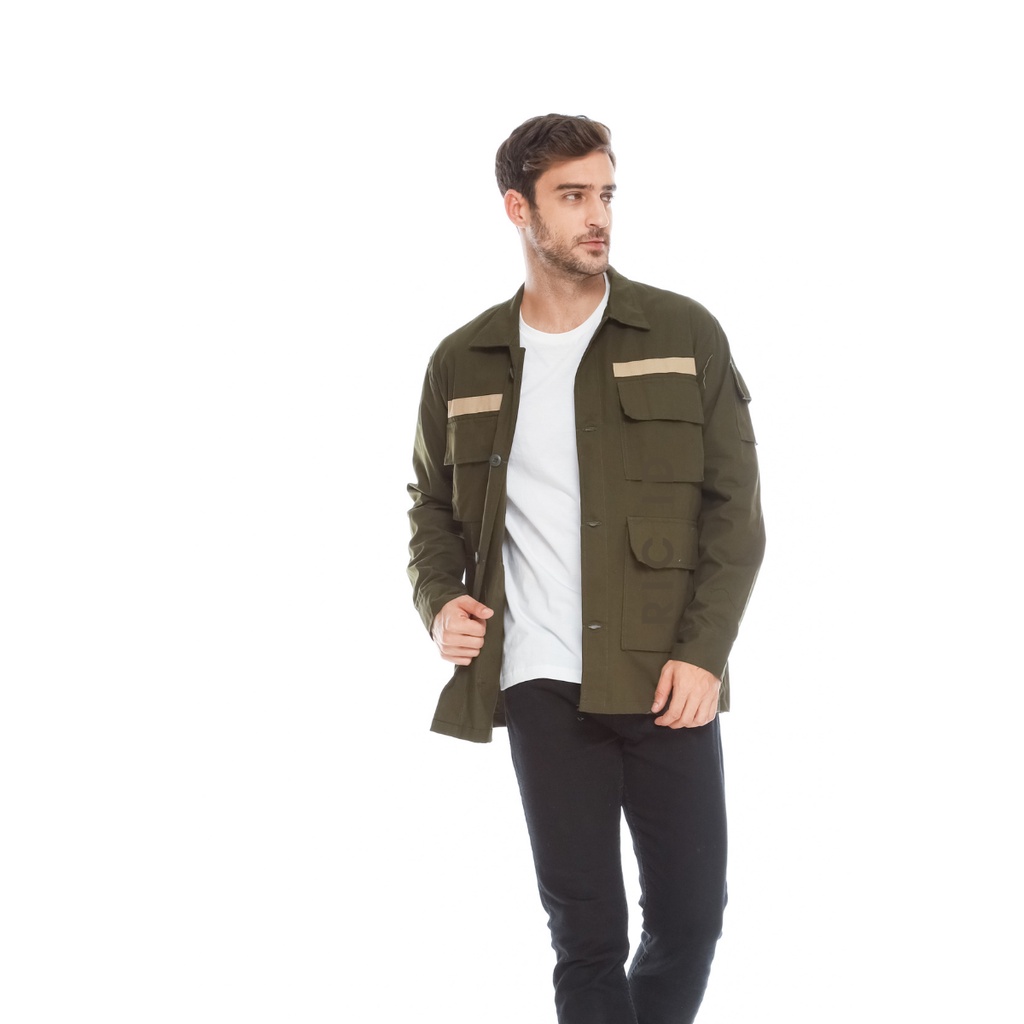 TRUCKER JACKET - ผู้ชาย SEMI PARKA JACKET - ORIGINAL SEMI PARKA - SEMI PARKA JACKET Sz M-XXL - PREMI