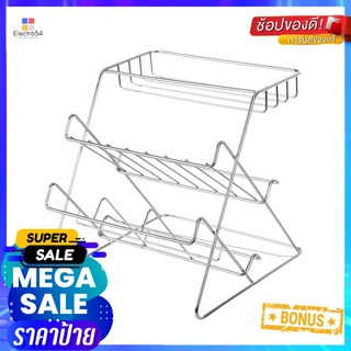 ชั้นวางขวดสเตนเลส 3 ชั้น KECH HWS 134-AKITCHEN RACK KECH HWS-134-A STAINLESS STEEL 304