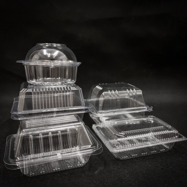 (แพ็ค 50-100 ใบ) กล่องเบเกอรี่ OPS พลาสติกใส (X-K1)