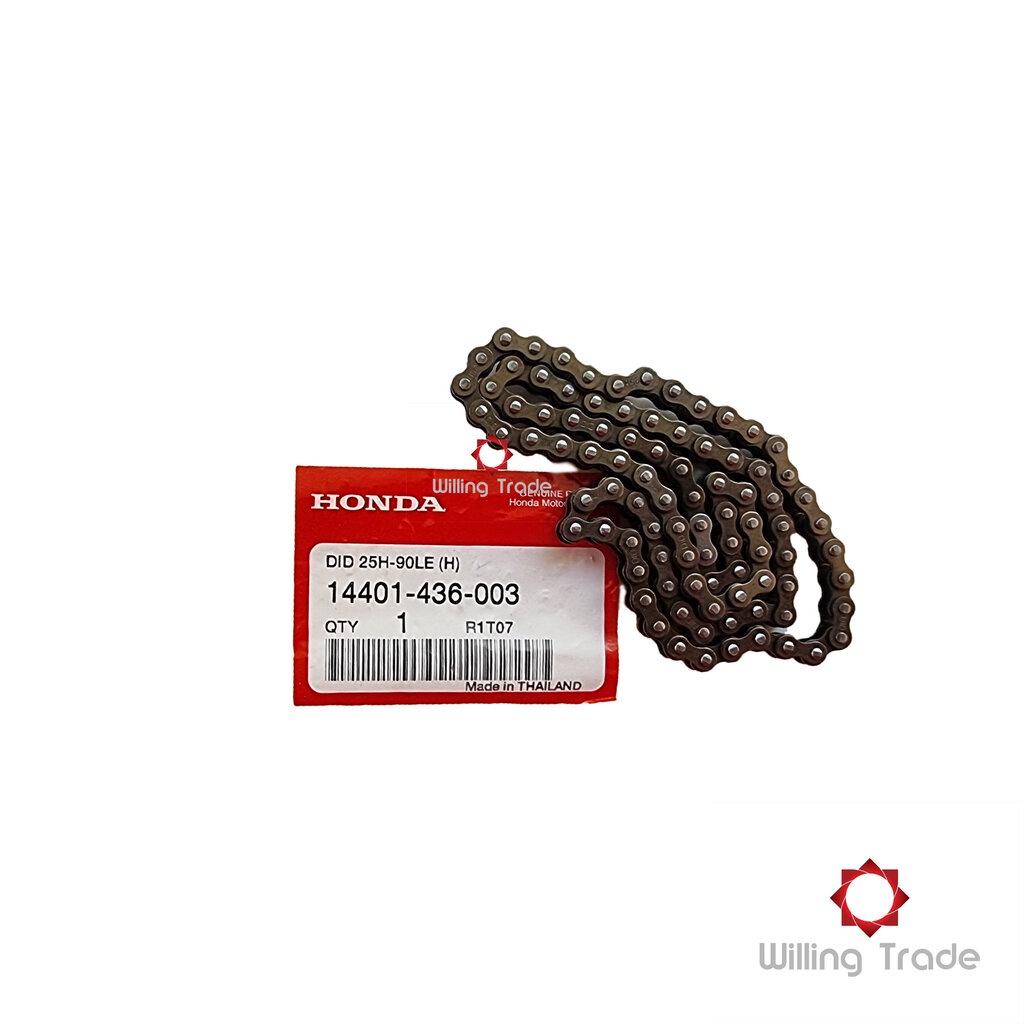 0294_HO. โซ่ราวลิ้น 90 L (B031) HONDA: (14401-436-003) WAVE110-I, DREAM 110-I [แท้ศูนย์ 100%]