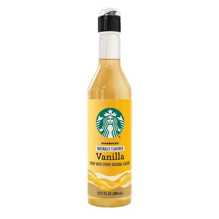 Starbucks Vanilla Flavour Syrup สตาร์บัค วานิลลา ไซรัป 375ml.