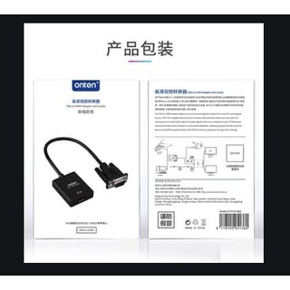 Onten otn-5138s vga to hdmi adapter with audio