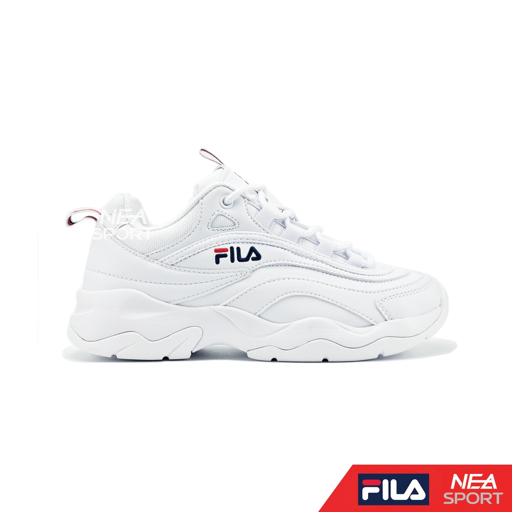 FILA Korea Ray - White/White  รองเท้า ฟิล่า รุ่นสุดฮิต ได้ทั้งชายหญิง