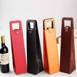 กระเป๋าใส่ไวน์ ถุงใส่ขวดไวน์ สุดคลาสสิก Single hand wine bag 410*90*90mm ✅สินค้าพร้อมส่งค่ะ✅1-2วันจัดส่ง🚚🚚