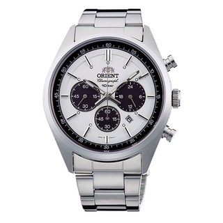 ORIENT Neo70s neo-Seventies WV0041TX Solar Chronograph Watch Milky White JAPAN