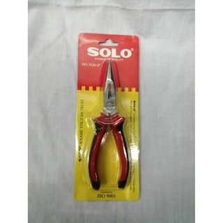 SOLO คีมปากแหลม SOLO ขนาด 6 นิ้ว #5526-6" !!! ราคาดี !!!