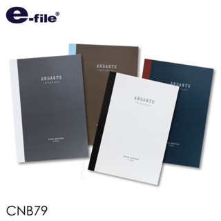 E-file Andante A5 line notebook CNB79 | สมุดบันทึกมีเส้นขนาด A5