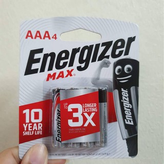 HOME Office ถ่านอัลคาไลน์ E92-BP4 AAA (แพ็ค4ก้อน) Energizer Max อุปกรณ์สำนักงาน-Color Family:Color as shown