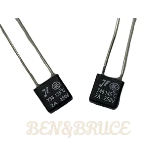 ฟิวส์พัดลม เทอร์โมฟิวส์พัดลม ฟิวส์เหลี่ยม ฟิวส์ Hatari (Thermo Fuse) 135°C/145°C 2A 250V อะไหล่พัดลม