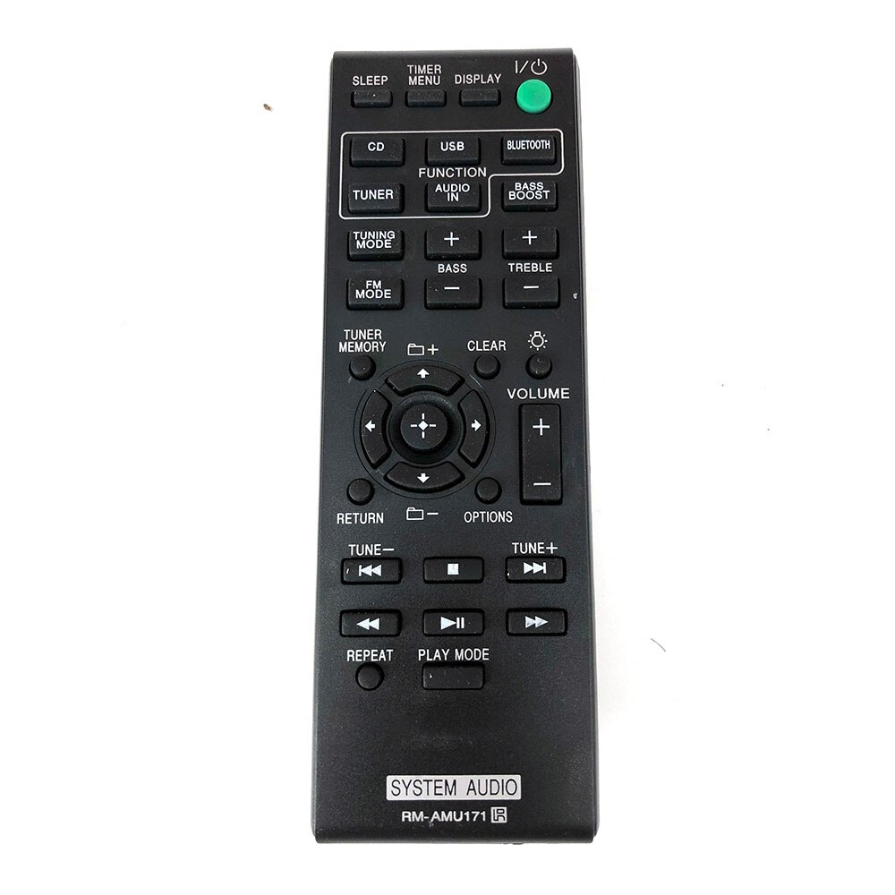 ใหม่เปลี่ยนรีโมทคอนโทรลสําหรับ Sony RM-AMU171 สําหรับ CMT-SBT100 HCD-SBT100 CMT-SBT100B HCD-SBT100BAV SYSTEM AUDIO Fernbedienung