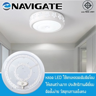 ุลดพิเศษ!! NAVIGATE แผงไฟ หลอดLED แสง Daylight 36W สำหรับโคมเพดานกลม ให้แสงสว่างมาก ราคาถูกรับประกัน