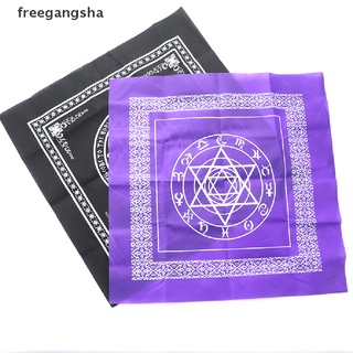 [FREG] Tarot Tablecloth Divination Tarot Card Pad Magic Pentacle Runes Cloth FDH