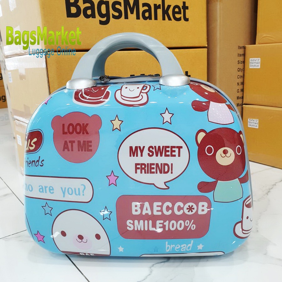 Bolom Polycarbonate กระเป๋าเดินทางแบบถือ กระเป๋าแฟชั่น กระเป๋าใส่เสื้อผ้า ขนาด 14 นิ้ว BLPC14