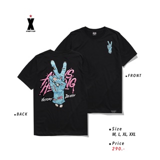 สไตล์ใหม่ Street X Life - เสื้อยืด รุ่น ZuZu Zombie สีดำ // Bads Project คอกลม