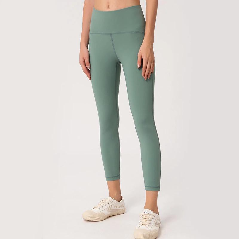 Nine Points Sports Fitness Pants Leggings Mesh Stitching Yoga Pants