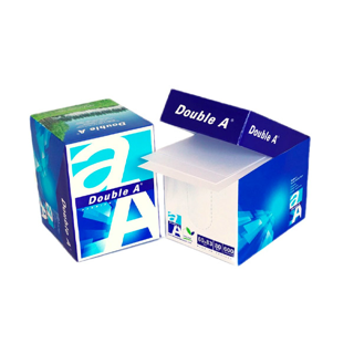 Double A กระดาษโน้ตแผ่นเล็ก ขนาด 6 x 8.3 ซม. 80 แกรม 600 แผ่น จำหน่าย 1 กล่อง