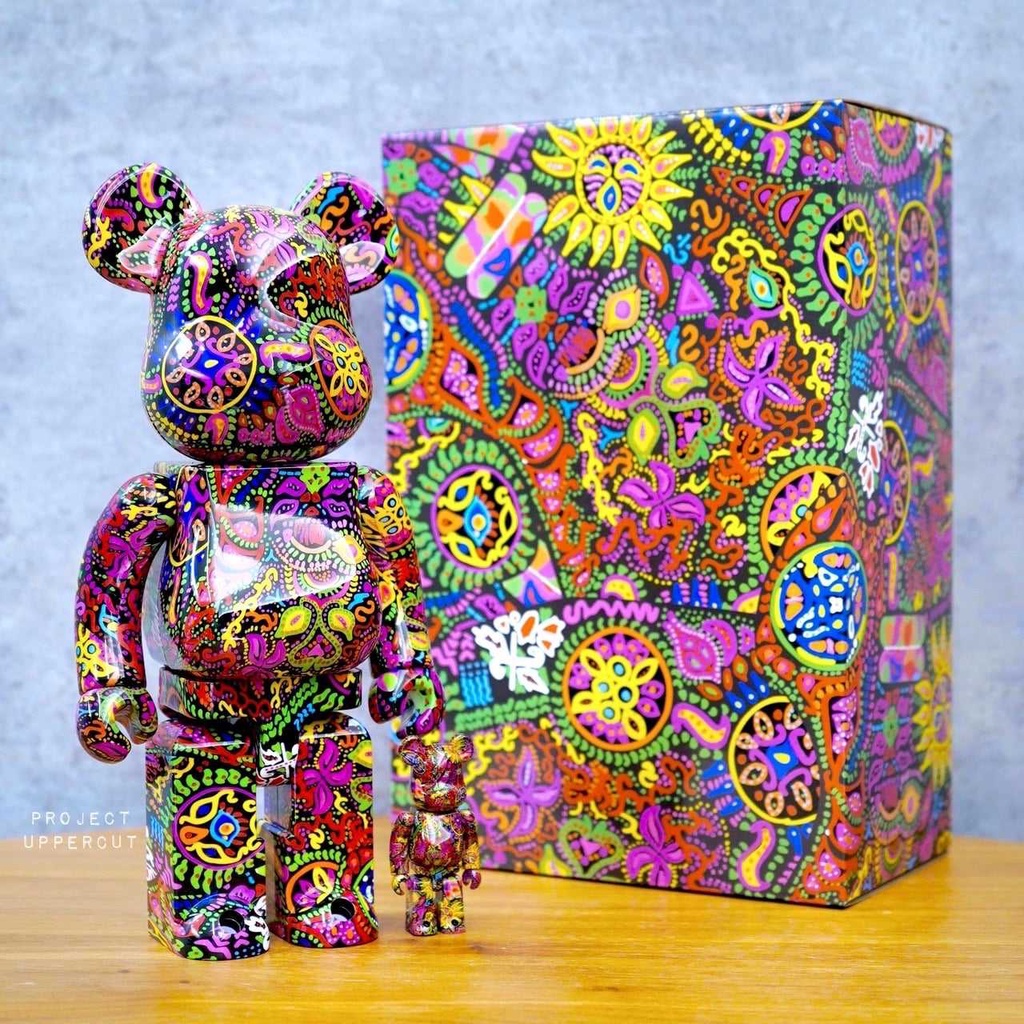 BE@RBRICK 400%+100% AMPLIFIER : Hide - Psychedelic Paisley [New]