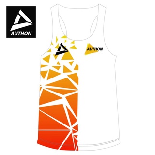 เสื้อกล้ามวิ่ง Authon Elite Running เนื้อผ้า Polyester+Spandex น้ำหนักเบามาก ยืดหยุ่น ระบายอากาศดี