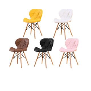 ถูกที่สุดในshopee KSB เก้าอี้ เก้าอี้โมเดิร์น เบาะPU เก้าอี้หนังPU เก้าอี้ออฟฟิศ เก้าอี้ขาไม้ เก้าอี้กินข้าว