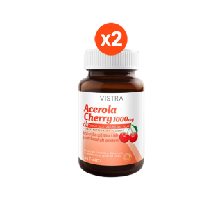 VISTRA Acerola Cherry 1000 mg. (45 เม็ด) แพ็ค 2 ขวด