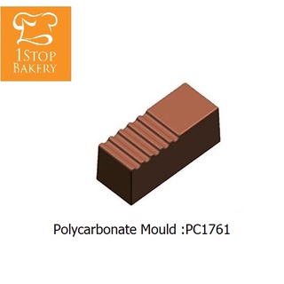 POLY PC1761 Stripes Chocolate Molds NR.30 (MC228)