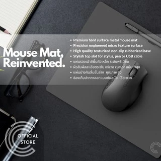 Chieftain แผ่นรองเมาส์ Mouse Pad Desk Mat Size XL แบบแข็ง พื้นผิวเหล็ก 100% 220x280 300x900