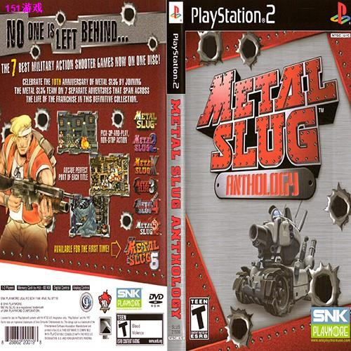 เครื่องเกม▣☁แผ่นเกมส์ PS2 (คุณภาพ) Metal Slug Anthology (รวม 1-7)