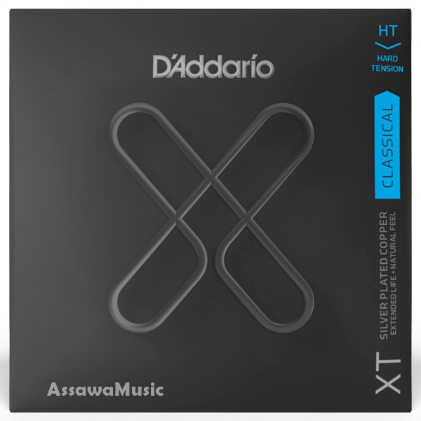 XT Classical Hard Tension สายเคลือบ ของแท้ กีต้าร์คลาสสิค XTC46 สายกีต้าร์คลาสสิค เคลือบกันสนิม D'Addario
