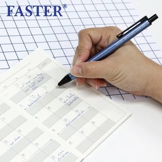 FASTER (ฟาสเตอร์) ปากกาลูกลื่นเจล 0.5มม. หมึกน้ำเงิน ราคาต่อด้าม รหัส CX513, CX513A