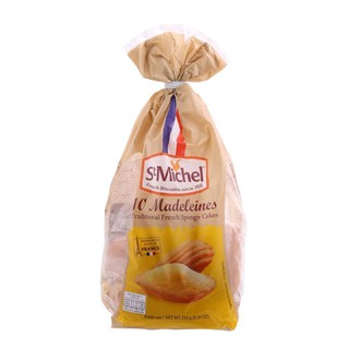 แมดเดอลีน ขนมเค้กไข่สไตส์ฝรั่งเศสแท้ๆ St Michel Traditional French Sponge Cakes 250g