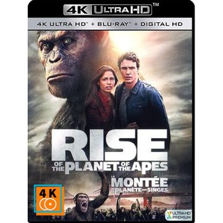 หนัง 4K UHD: Rise of the Planet of the Apes (2011) กำเนิดพิภพวานร แผ่น 4K จำนวน 1 แผ่น