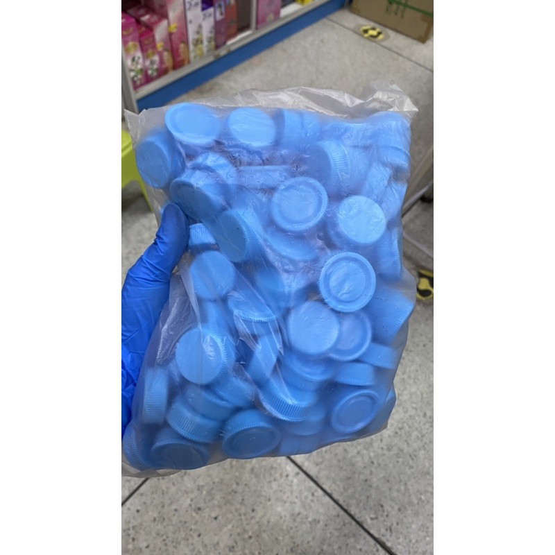 ตลับใส่ครีม ขนาด 5 กรัม (แพ็คละ 100 ชิ้น)สีฟ้า ครีม ชมพู ชมพูอ่อนสดใส สีฟ้าอ่อน