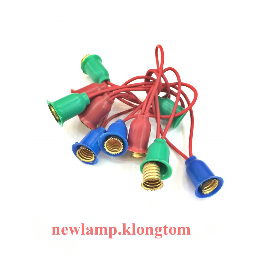 ขั้วเกลียวหลอดไฟฉายE10 6V เหมาะสำหรับงานประดิษฐ์ หรือเปลี่ยนขั้วไฟฉาย