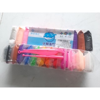 ของเล่นเด็ก งานประดิษฐ์ DIY แป้งโด ดินเบา งานประดิษฐ์ 12 สี 12 ห่อ ถูกที่สุด!