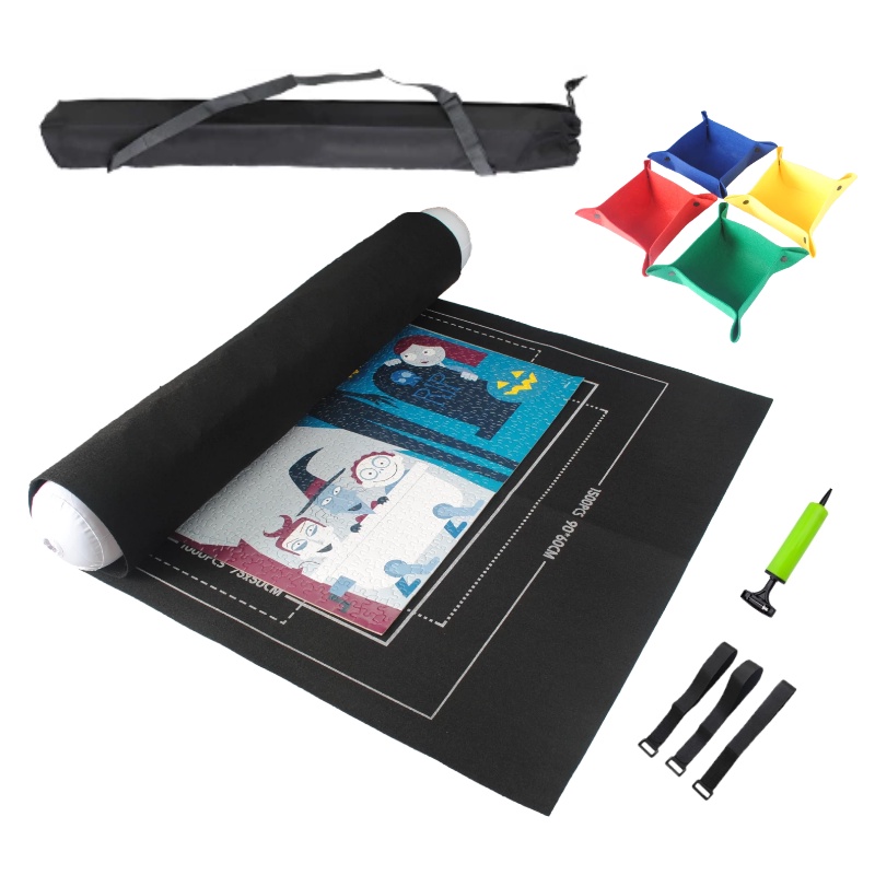 ชุดพรมจิ๊กซอว์พิเศษ1000ชิ้นของ jigsaw MAT Storage ผ้าห่มพรมจิ๊กซอว์แผ่นเก็บถาด