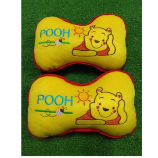 รองคอในรถยนต์ลายหมีพูห์Pooh