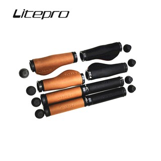 Litepro ปลอกแฮนด์มือจับหนัง PU สบาย สําหรับรถจักรยานเสือภูเขา MTB