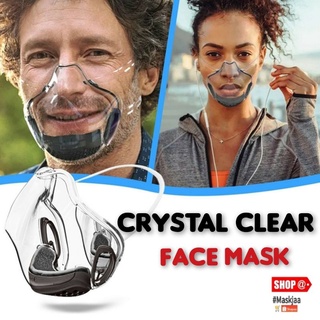 ⭐Crystal Clear Face Mask Anti Virus⭐