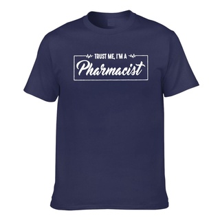 เสื้อยืด ผ้าฝ้าย พิมพ์ลาย Trust Me IM A Pharmacist Technician Pharmacy สําหรับผู้ชาย