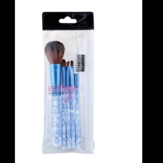 Ashley ชุดแปรงแต่งหน้าแอชลี่ย์  blue set brush AA-143