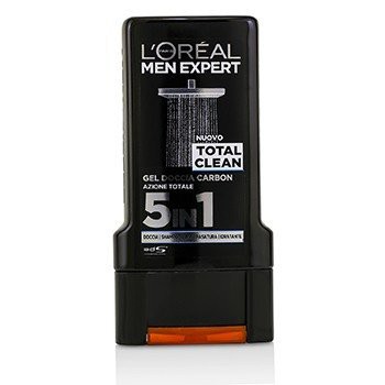 ทักแชทร้านก่อนสั่ง L'OREAL Men Expert Shower Gel - Total Clean (For Body, Face &amp; Hair) Size: 300ml/10.1oz