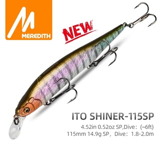 Meredith Shiner-115SP เหยื่อตกปลาทังสเตน 14.9 กรัม 115 มม. คุณภาพดี สําหรับตกปลา