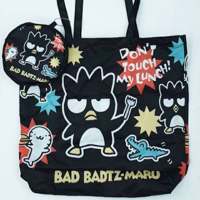 ถุงผ้าร่มพับเก็บได้ Bad Badtz-Maru Foldable Shopping Bag