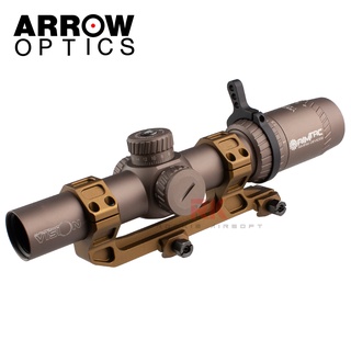 Arrow Optics AIMTAC Vision HD 1-4.5x26mm Rifle Scope (FDE)