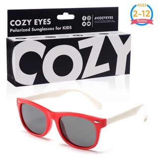 ✅ แว่นกันแดดเด็ก 2-12 ขวบ | COZY EYES เลนส์โพลาไรซ์ ป้องกันยูวี และแสงสะท้อนได้ 100% (แถมแผ่นทดสอบเลนส์ทุกกล่อง)
